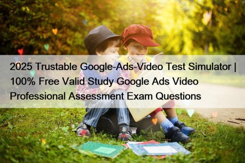 2025 Trustable Google-Ads-Video Test Simulator | 100% Free ...